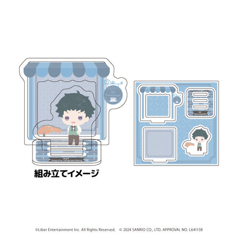 『A3!×Sanrio characters』アクリルスタンドプレート20/高遠 丞×KIRIMIちゃん.(ミニキャライラスト)